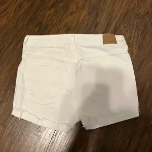 American Eagle White  Jean Shorts thumbnail 2