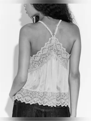 NWT Free People FP Intimately Fiona Satin Cami - Luxe Red - Small thumbnail 5