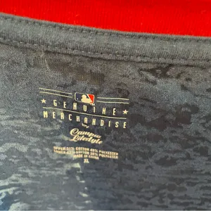 Genuine Merchandise MLB Merch Cubs Burnout V Neck‎ thumbnail 3