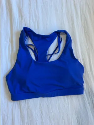 Blue Fabletics Sports Bra thumbnail 3