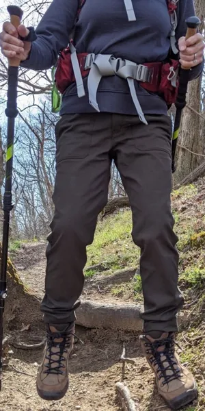 REI Co-op Women’s Taereen Pants Mid Rise Outdoor Hiking in Mauve 6P thumbnail 1