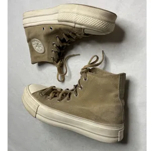 Converse Chuck Taylor All Star Lift Platform Suede High Top Sneakers Womens 9 thumbnail 3