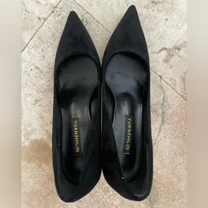 Black Women's Heels Size 7 thumbnail 4