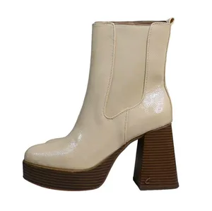 Circus NY Womens 9 Stace Platform Boot in Eggshell NEW thumbnail 5