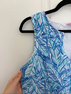 Lilly Pulitzer Harper Shift, Bennett Blue large toucan thumbnail 6