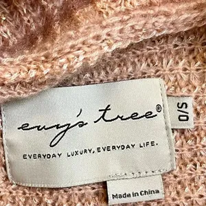 NWT Evy’s Tree Asymmetrical Ponch Cowl Neck Sweater OS thumbnail 9