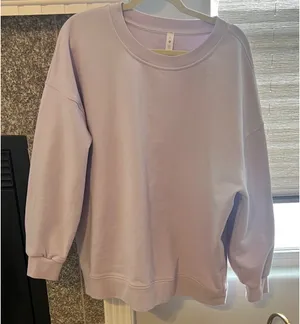 Lululemon Lavender Oversize Crewneck Sweatshirt thumbnail 1