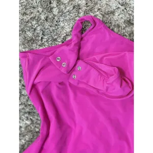 SKIMS Women’s Fits Everybody Square Neck Bodysuit Pink Thong Sleeveless Size S thumbnail 11