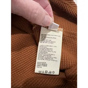 Anthropologie Maeve Eliza Henley Babydoll Tunic Top Brown Waffle Knit‎ Boho thumbnail 7