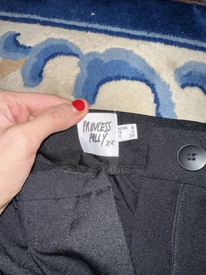 Princess Polly Archer Pants Black thumbnail 4