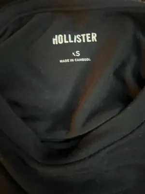 Hollister Black Long Sleeve Top thumbnail 3
