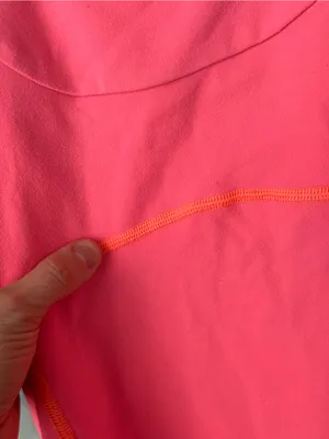 Lululemon Scoop Neck Tank top Luon Neon Flare mesh sports bra racerback thumbnail 10