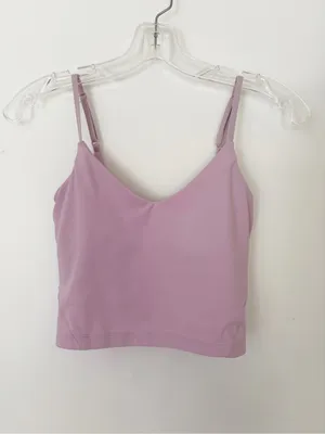 Lululemon Align Cropped Cami Tank Top Pink thumbnail 2