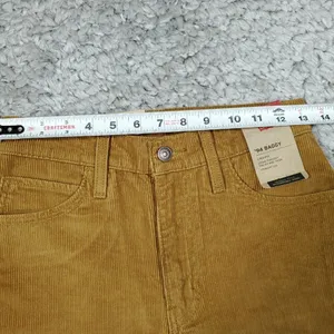 Levi's 94 Baggy Corduroy Brown Straight Leg Loose Pants Y2K 90s Size 24 x 31 thumbnail 9