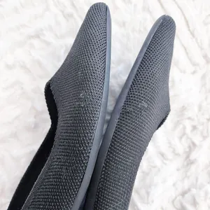 Rothy’s The Point Black Knit Flats Sustainable Washable thumbnail 6