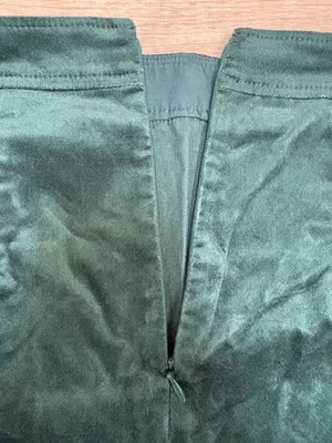 Loft Outlet Suede Green Skirt thumbnail 5