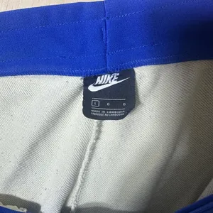Nike Women’s Sports Joggers‎ Pants Size Large Blue And White Pink Swoosh thumbnail 9