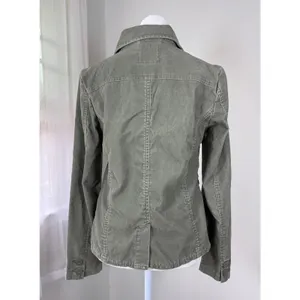 Vintage ‘04 Old Navy Khaki Green Corduroy Single Breasted Blazer thumbnail 6