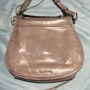 Rebecca Minkoff | Vanity Saddle Bag Almond Leather C9‎ thumbnail 6