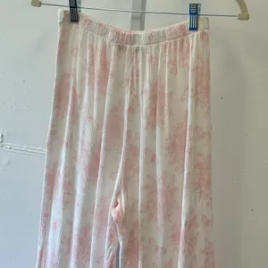 Dippin Daisys Pink White Floral Toile Wide Leg Pants Large Boho Festival thumbnail 5