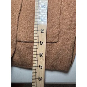 J.Crew Camel Open Front Cardigan Size‎ XS Longline Knit Coatigan Tan Brown thumbnail 8