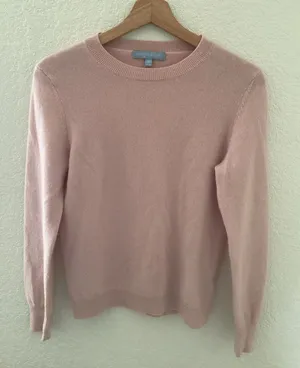 Cashmere sweater in vintage rose Antonio Melani thumbnail 1