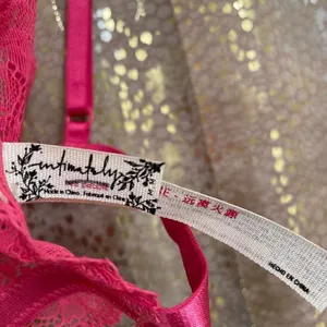 Free People Bright‎ Eyes Hot Pink Romantic Coquette Sheer Lace Bralette M NWOT thumbnail 4