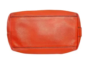 Coach Legacy Carnelian Leather Duffel #19889 - Coral Red Bucket Shoulder Bag thumbnail 8