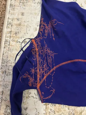 Wild fable blue halter top thumbnail 4