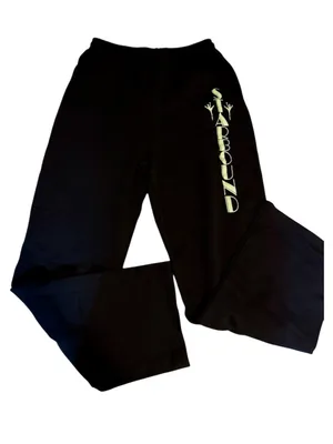 Jerzees Starbound Sweatpants Black Large thumbnail 1