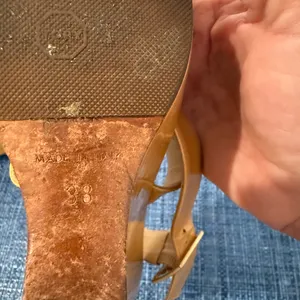Jimmy Choo Mustard Wedge Sandals thumbnail 3