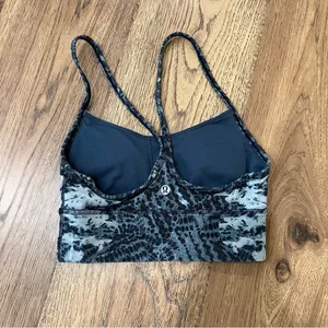 Lululemon Flow Y Bra Long Line Nulu Indigo Lace Starlight Multi thumbnail 4