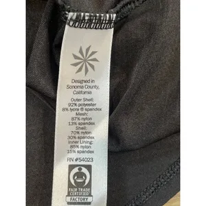 Athleta Racerback Tank With Built‑In Sports Bra Black Size S thumbnail 7