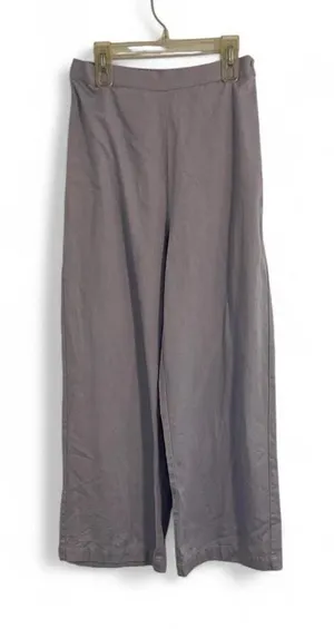 E Street Women's S Lavender Purple 100% Cotton Pants Trousers High Waist Dress thumbnail 1