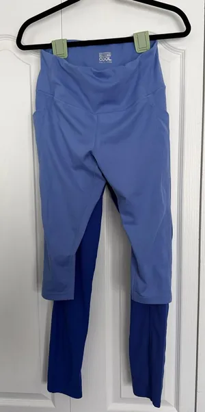 32 Degrees Bundle of Two - Light Blue and Royal Blue Leggings **Bundle of 2** thumbnail 1