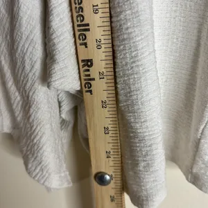 Maeve by Anthropologie Women's Claire Pullover Bell Sleeves Blouse White XL thumbnail 7