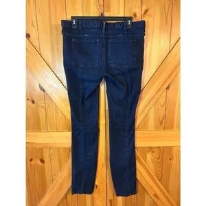 Free People Womens Seamed Skinny Jeans Faded Dark Wash Size 31 (5340) thumbnail 4