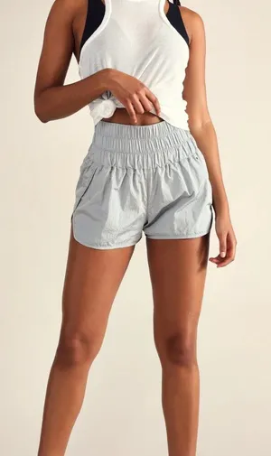 Free‎ People Movement Grey High Rise The Way Home Shorts thumbnail 1