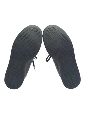 adidas ★ Stan Smith Low Profile Sneaker Tennis Shoes ★ Black Vegan Leather ★ 7M thumbnail 11