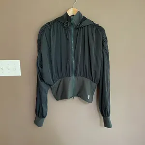 NWT Free People‎ Start Me Up Jacket Green Large thumbnail 4