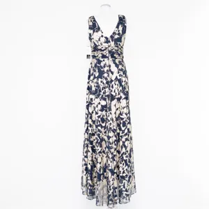 Betsy & Adam - Foil Print Sleeveless Mesh Gown‎ thumbnail 5
