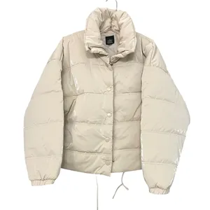 Wild Fable Iridescent Shine Duvet Puffer Jacket Womens M Y2K‎ Blue thumbnail 8