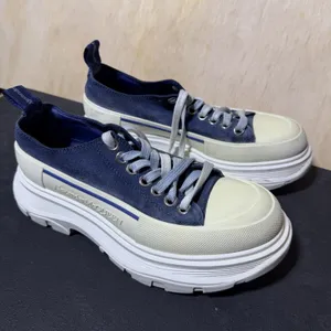 Alexander McQueen Tread Slick Sneakers Denim Blue Size 7/37 thumbnail 2