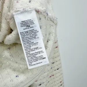 J.Crew Cropped Lady Jacket Marled Yarn Heather Ivory Wool Blend Preppy M NWT thumbnail 12