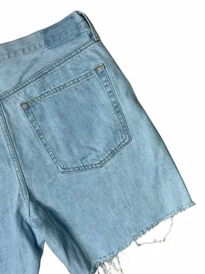 Etica Revolve Light Wash Distressed Denim Shorts Womens 30 thumbnail 7