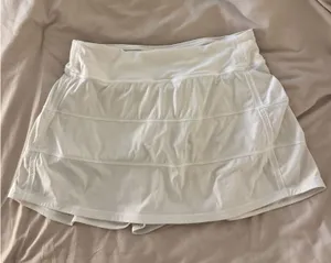 White Lululemon Skirt Pace Rival thumbnail 1