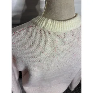 A New Day Pink Ciao Cherry Graphic Crewneck Sweater Women Small thumbnail 3
