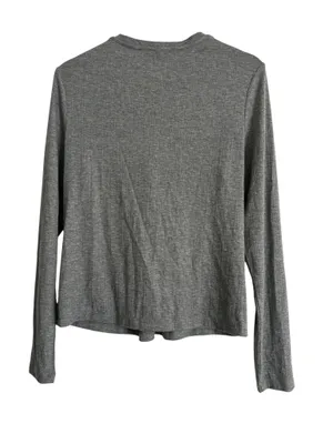 Auden Gray Long Sleeve Sleepwear Top thumbnail 2