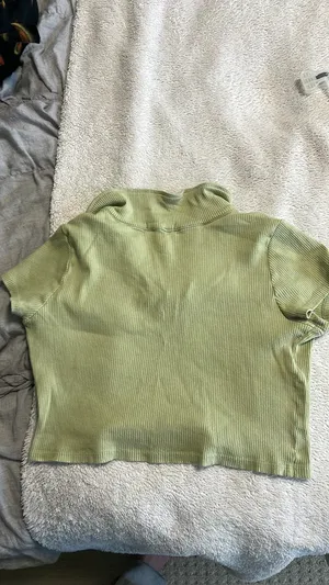 Altar'd State Green Crop Top thumbnail 4