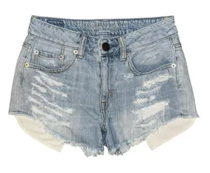 American Eagle Cut Off Jean Shorts High Rise Festival Size‎ 0 Distressed Grunge thumbnail 1